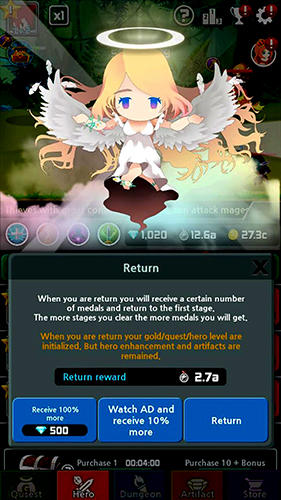 Dragon warriors: Idle RPG screenshot 3