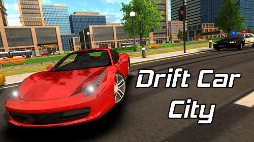 Drift car city simulator poster