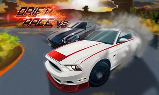 Drift race V8 poster