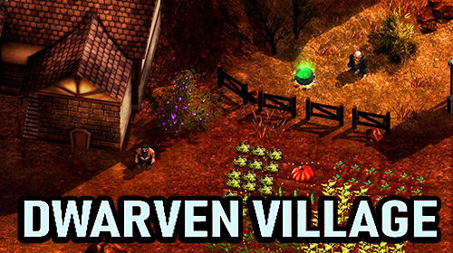 Dwarven village: Dwarf fortress RPG poster