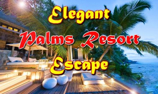 Elegant palms resort escape poster