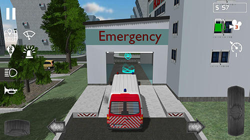 Emergency ambulance simulator screenshot 1