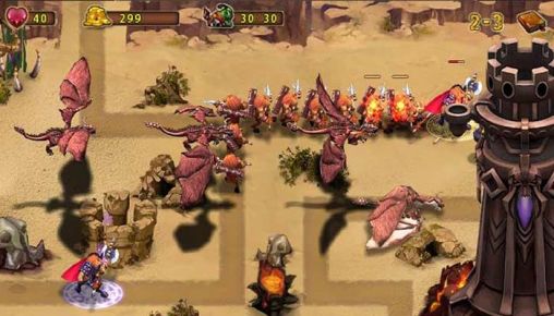 Epic defense: Fire of the dragons screenshot 2