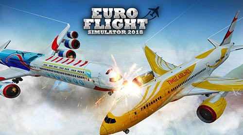 Euro flight simulator 2018 poster