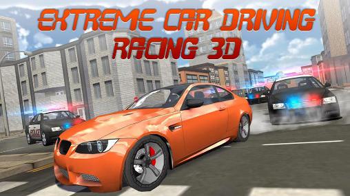 Extreme car driving racing 3D poster