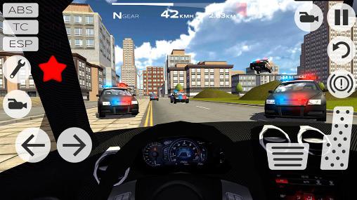 Extreme car driving racing 3D screenshot 1