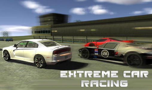 Extreme car racing poster