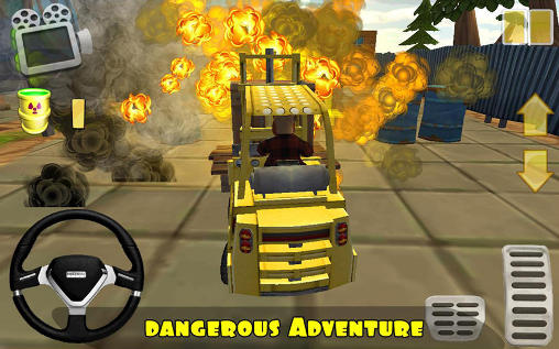 Extreme forklift: City drive. Danger forklift screenshot 4