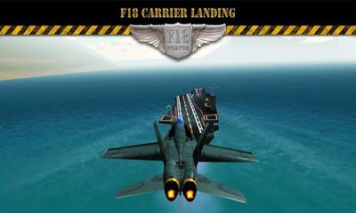 F18 Carrier Landing poster