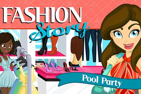 Fashion story: Pool party poster