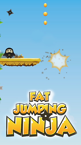 Fat jumping ninja poster