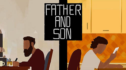 Father and son poster