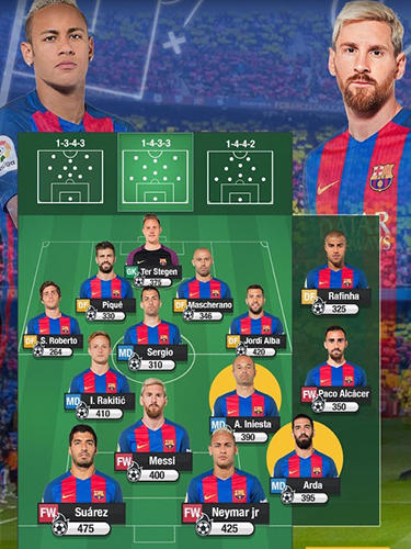 FC Barcelona fantasy manager 2017 screenshot 1