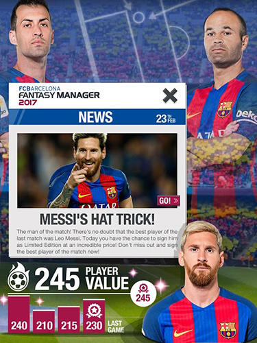 FC Barcelona fantasy manager 2017 screenshot 3