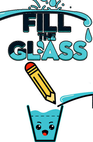 Fill the glass: Drawing puzzles poster