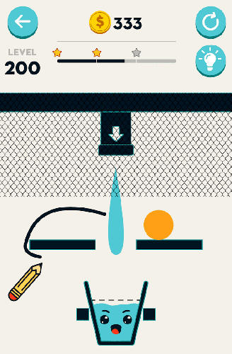 Fill the glass: Drawing puzzles screenshot 2