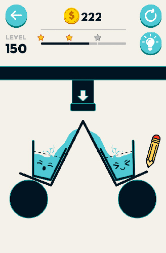 Fill the glass: Drawing puzzles screenshot 3