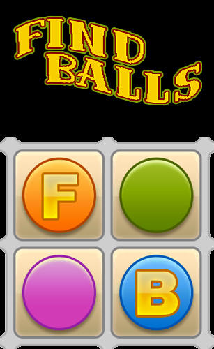 Find balls poster