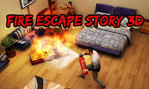 Fire escape story 3D poster