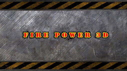 Fire power 3D poster