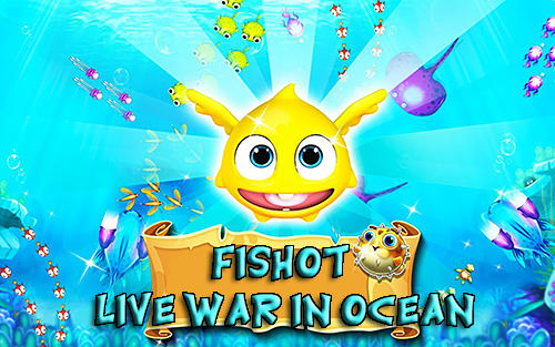 Fish shot: Live war in ocean poster