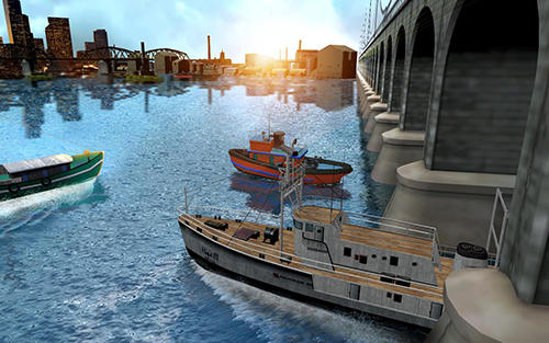Fishing boat driving simulator 2017: Ship games screenshot 2
