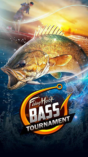 Fishing hook: Bass tournament poster