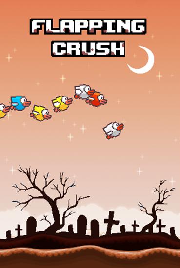 Flapping crush: Halloween bird poster