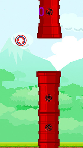 Flappy superhero screenshot 3