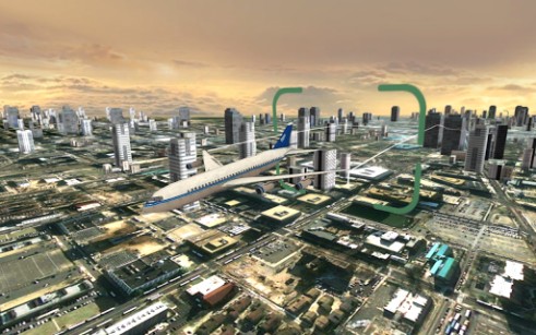 Flight simulator: City plane screenshot 2