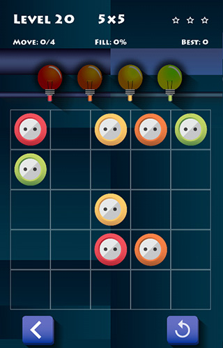 Flow free: Connect electric puzzle screenshot 1