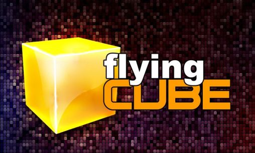 Flying cube poster