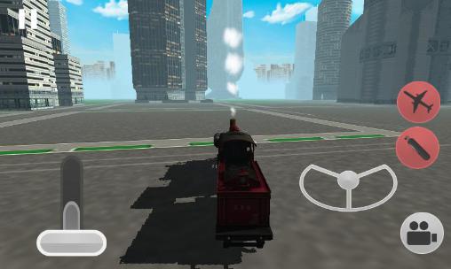 Flying train simulator 3D screenshot 1