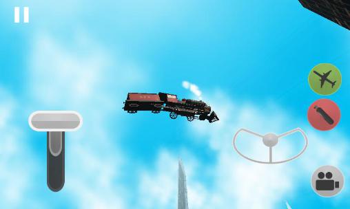Flying train simulator 3D screenshot 2