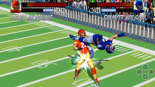 Football rugby players fight screenshot 4