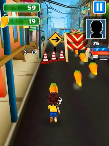 Football rush: Running kid screenshot 1