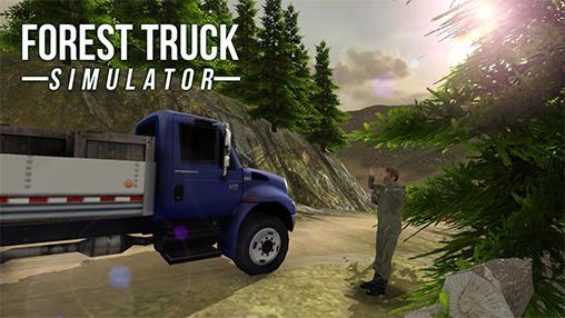 Forest truck simulator poster