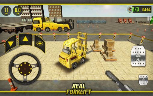 Forklift simulator 3D 2014 screenshot 1