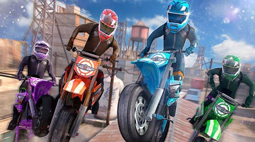 Free motor bike racing: Fast offroad driving game screenshot 2
