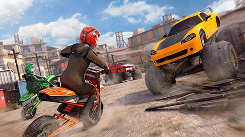 Free motor bike racing: Fast offroad driving game screenshot 3