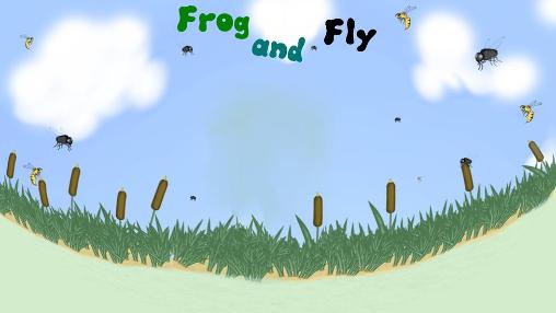 Frog and fly poster