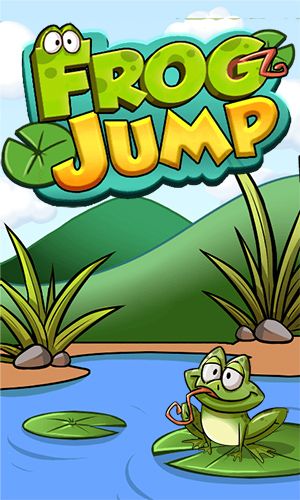 Don't tap the wrong leaf. Frog jump poster