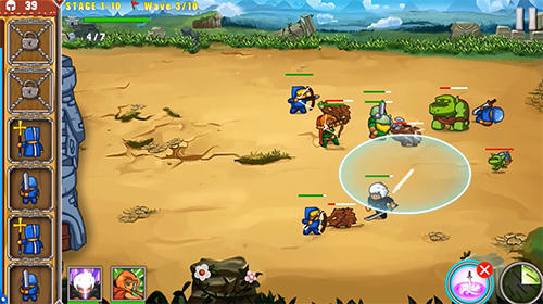 Frontier warriors. Castle defense: Grow army screenshot 1