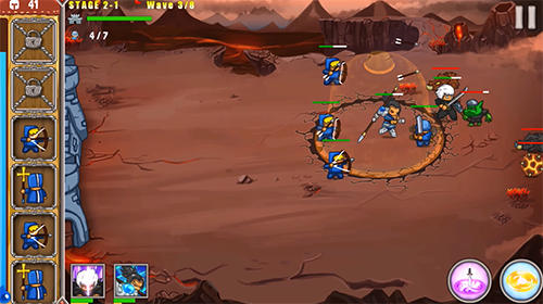 Frontier warriors. Castle defense: Grow army screenshot 2
