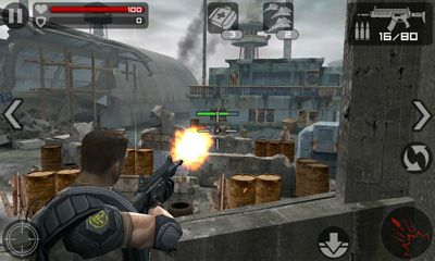 Screenshots of the Frontline Commando for Android tablet, phone.