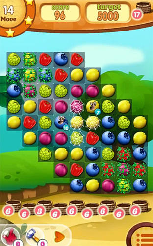 Fruit hamsters: Farm of hamsters. Match 3 game screenshot 2
