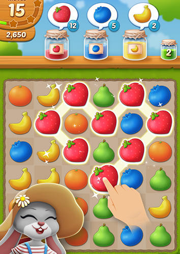 Fruit jam: Puzzle garden screenshot 1
