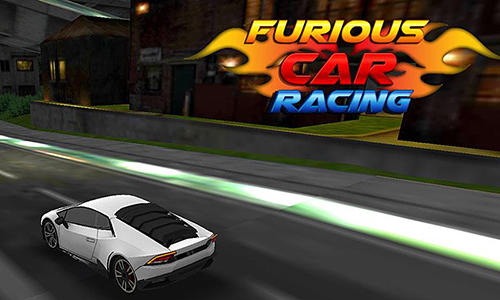 Furious car racing poster