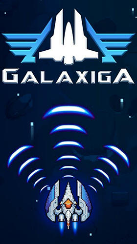 Galaxiga: Classic 80s arcade space shooter poster