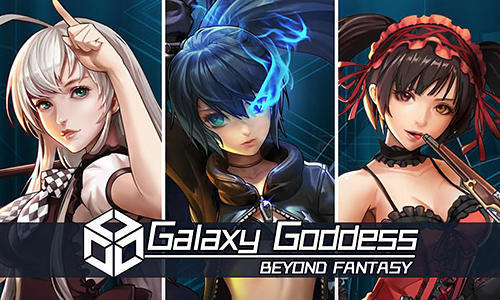 Galaxy goddess poster